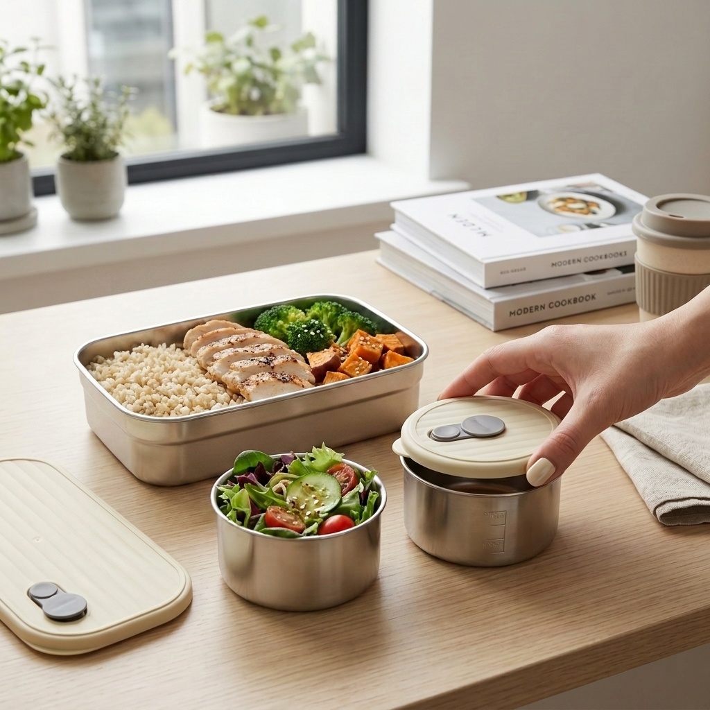 Meal Prep Meal Ideas - 전자레인지 사용 가능 304 스테인리스 도시락