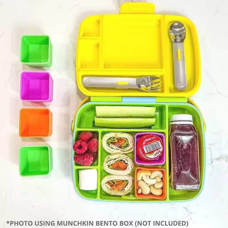 실리콘 식품 상자 분배기 베이킹 컵 도시락 분배기 컵  - Meal Prep Box 리뷰 및 가격