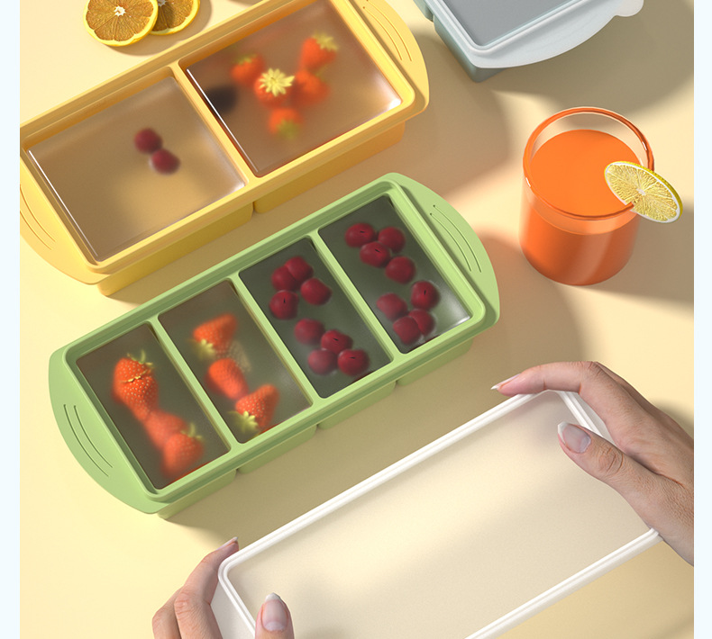 1000ML 실리콘 냉동 트레이(뚜껑 포함) 대용량 수 - Meal Prep Chia Pudding 리뷰 및 가격