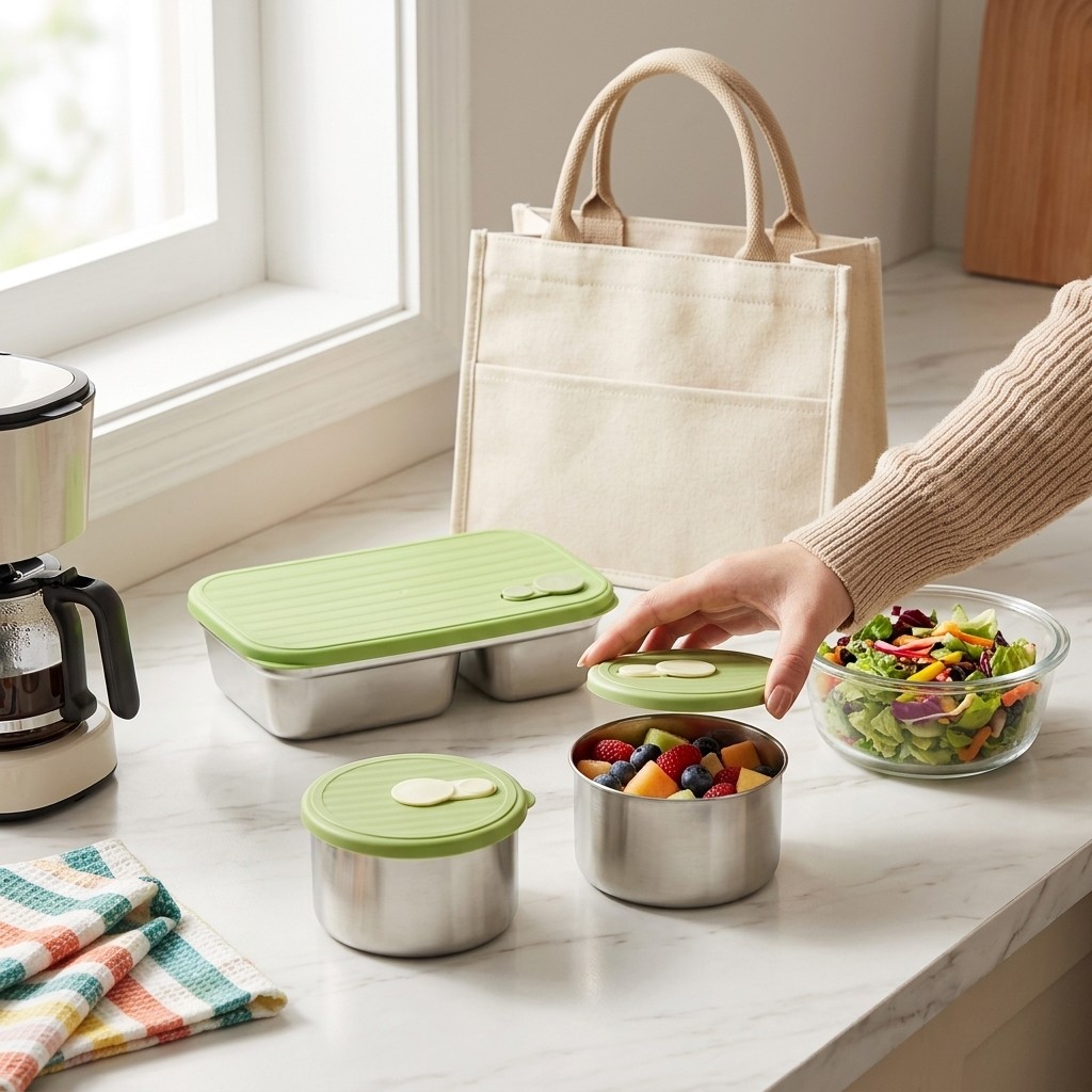 전자레인지 사용 가능 304 스테인리스 도시락 세트 성 - Meal Prep Meal Ideas 리뷰 및 가격
