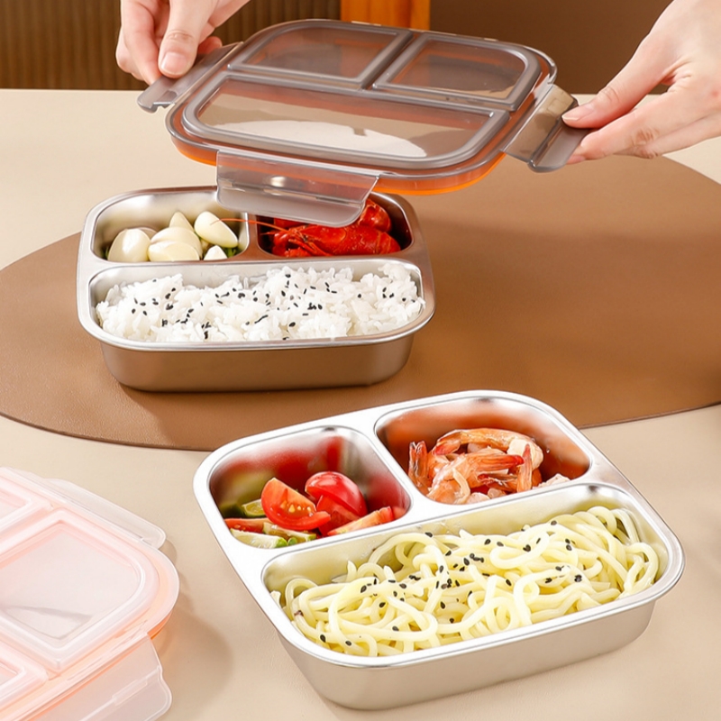 304 스테인리스 스틸 도시락, 600ml 뚜껑 있는  - Meal Prep Meal Ideas 리뷰 및 가격