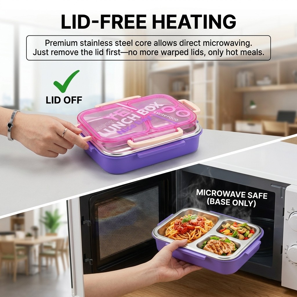 전자레인지용 304 스테인리스 도시락, 새지 않는 2/ - Meal Prep Meal Ideas 리뷰 및 가격