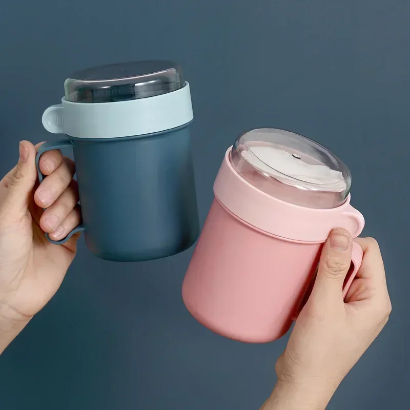 크리 에이 티브 휴대용 도시락 상자 숟가락 아침 식사  - Meal Prep Yogurt Containers 리뷰 및 가격
