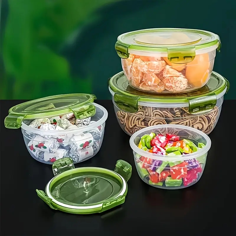 플라스틱 식품 보관 용기 4개, 도시락, 식당, 캠핑, - Meal Prep Box 리뷰 및 가격