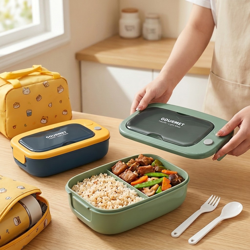 전자레인지용 플라스틱 도시락 2칸 누수방지 점심 도시락 - Meal Prep Meal Ideas 리뷰 및 가격
