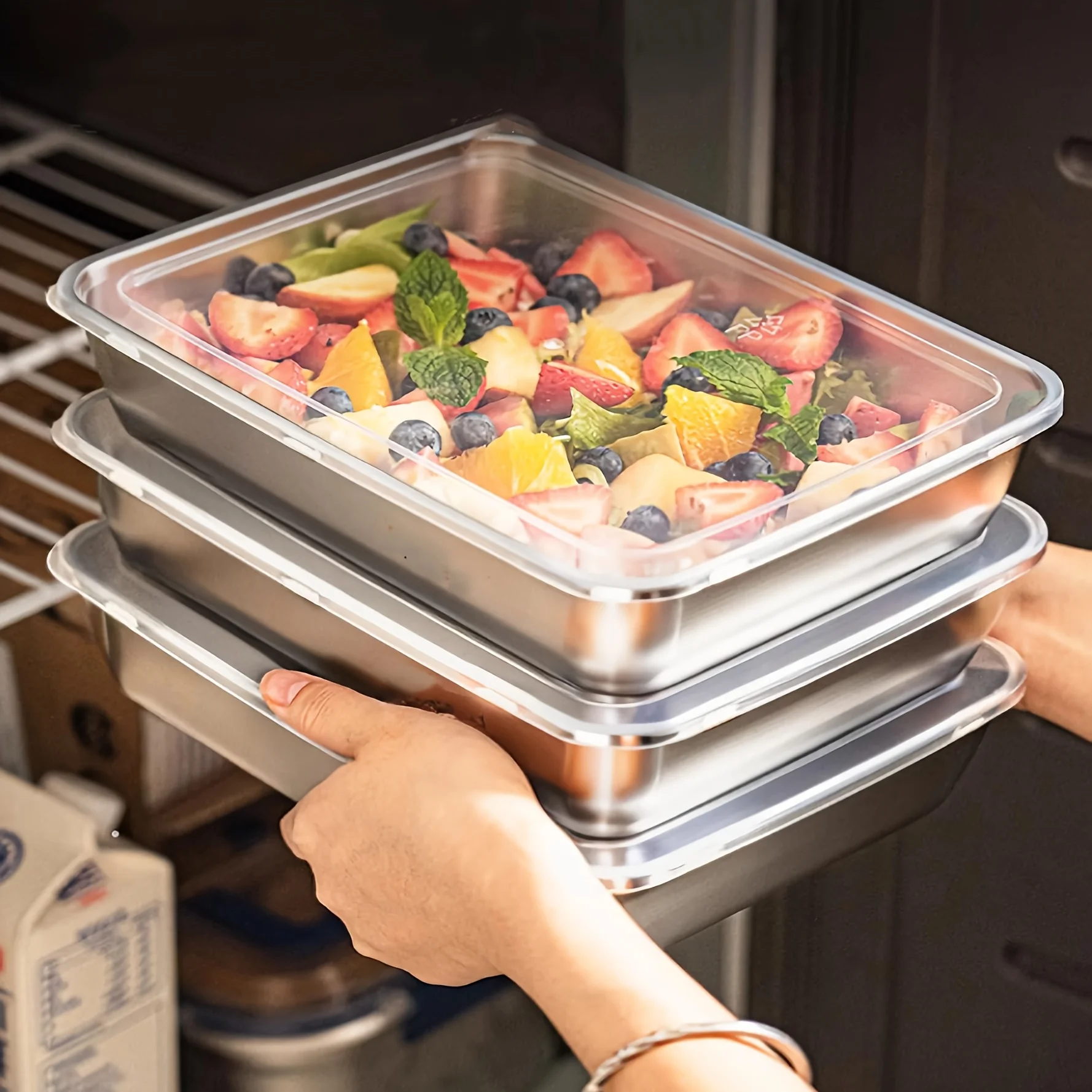 3개 스텐밧드 밀폐용기, 스텐+밀폐용기 반찬통, 냉동보 - Meal Prep Box 리뷰 및 가격