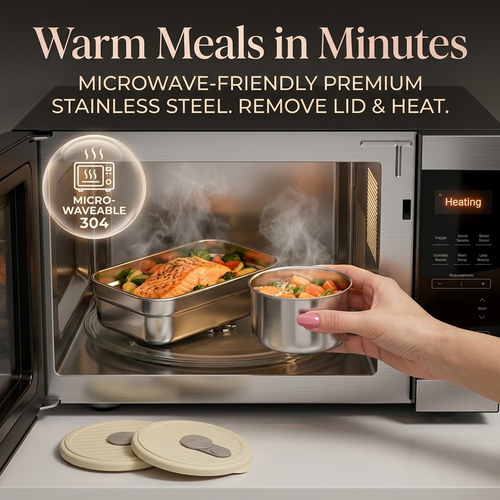 전자레인지 사용 가능 304 스테인리스 도시락 세트 3 - Meal Prep Meal Ideas 리뷰 및 가격