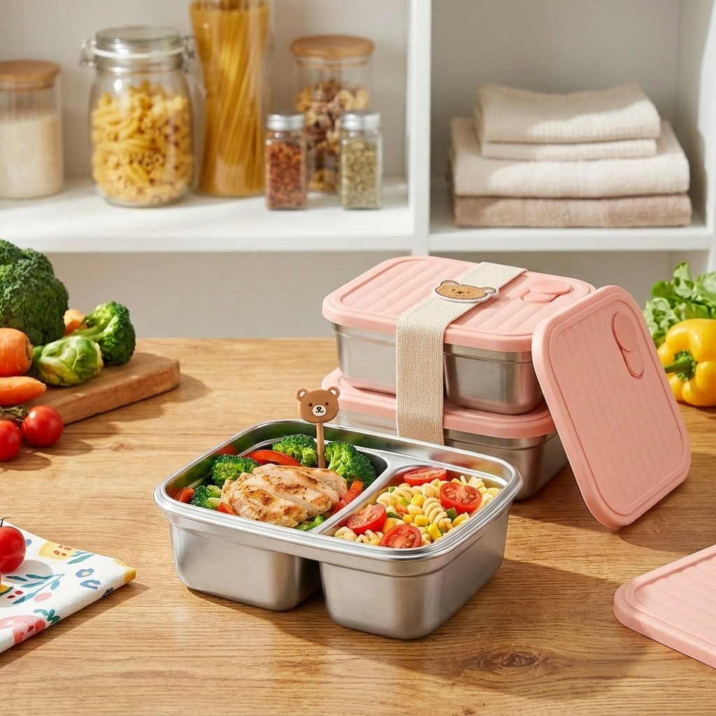 전자레인지용 304 스테인리스 도시락 1/2칸 식사 준 - Meal Prep Meal Ideas 리뷰 및 가격