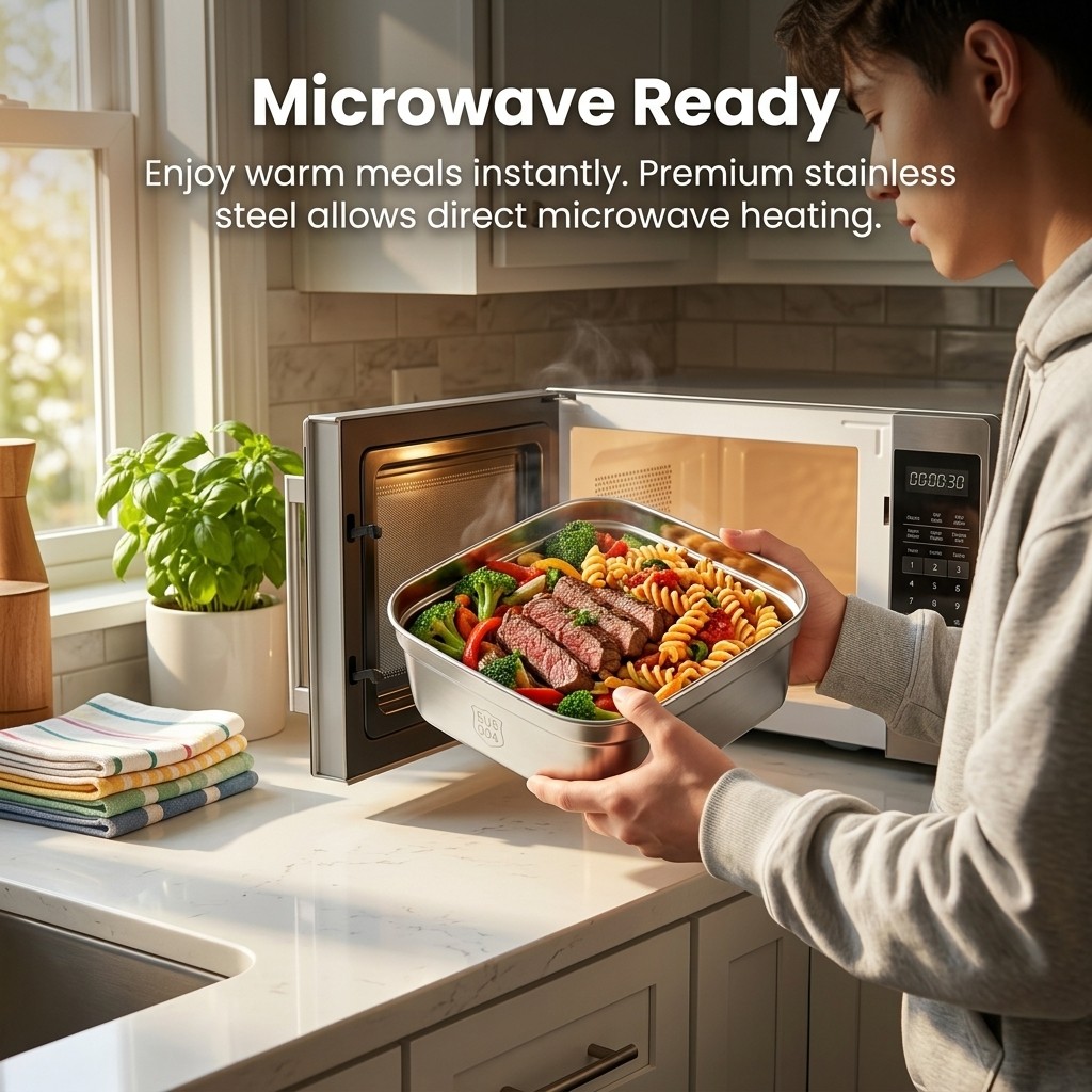 전자레인지용 304 스테인리스 도시락 1/2칸 식사 준 - Meal Prep Meal Ideas 리뷰 및 가격