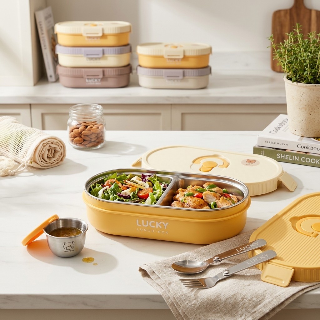 전자레인지 사용 가능 304 스테인리스 도시락, 누수  - Meal Prep Meal Ideas 리뷰 및 가격