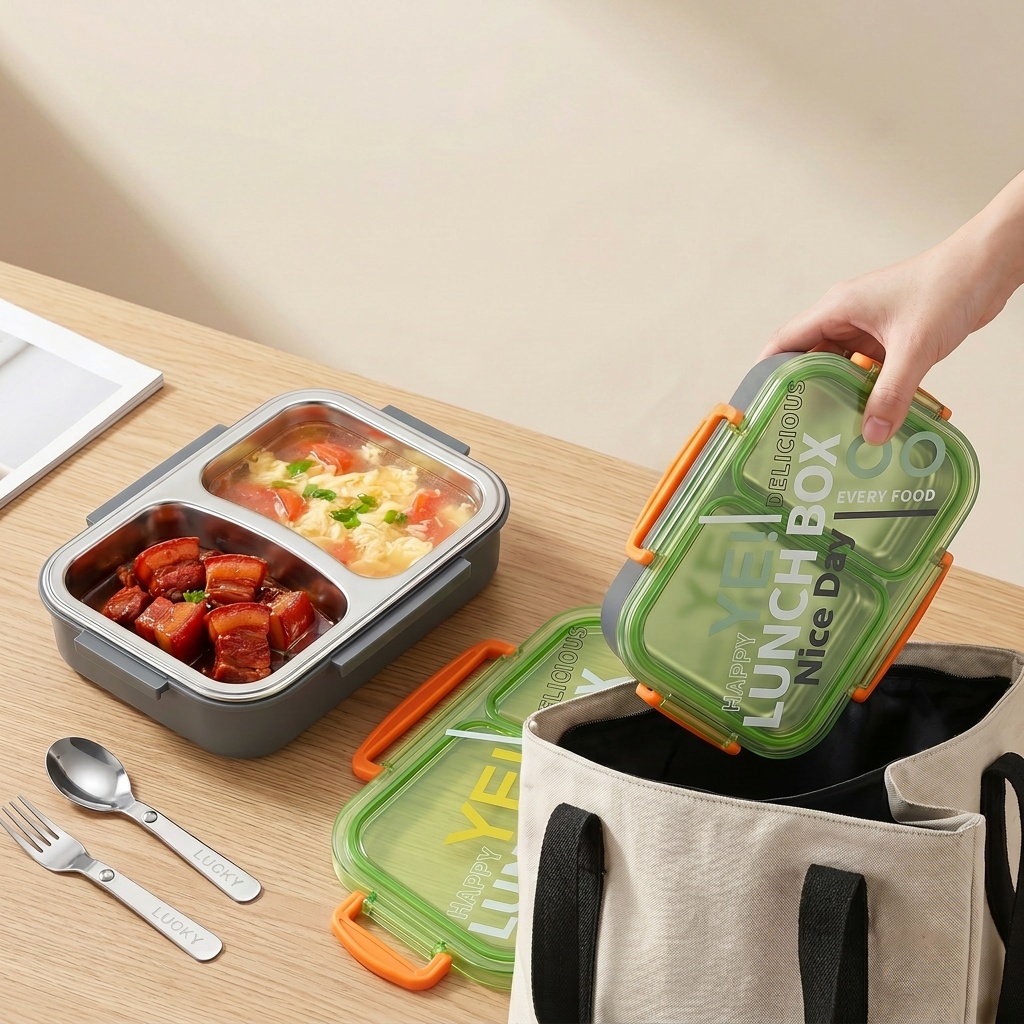 전자레인지용 304 스테인리스 도시락, 분리형 음식 보 - Meal Prep Meal Ideas 리뷰 및 가격