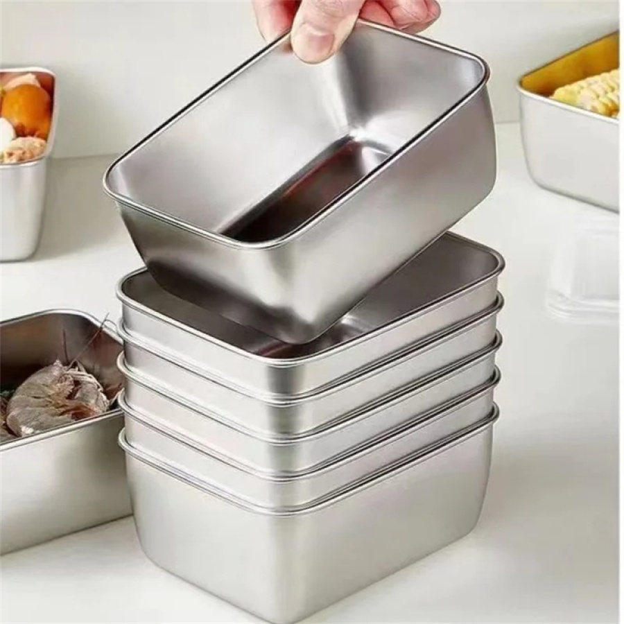 1/3/5pcs 스테인레스 스틸 식품 보관 상자 뚜껑이 - Meal Prep Box 리뷰 및 가격
