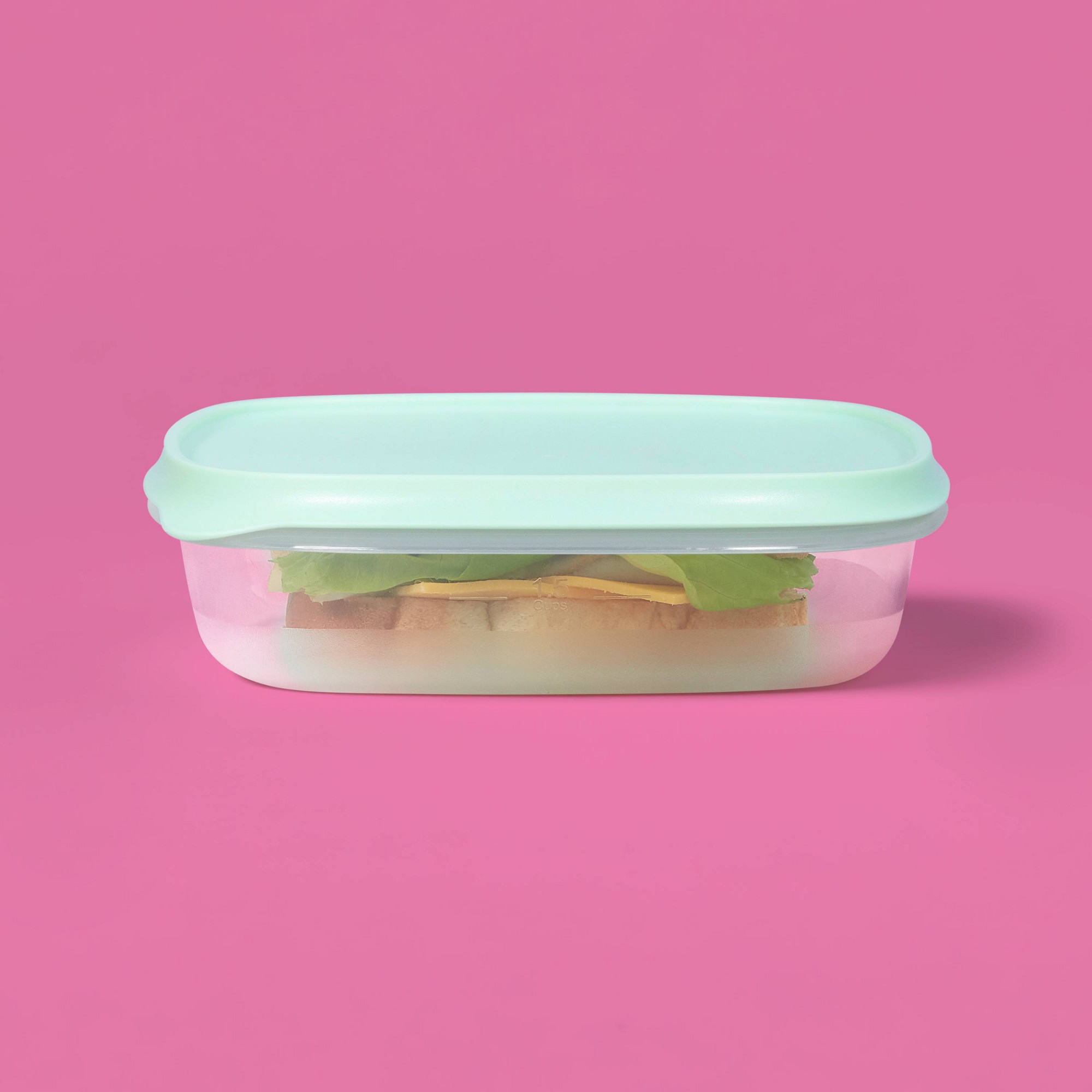 3ct 사각형 스냅 뚜껑이 있는 식품 보관 용기, 주방 - Meal Prep Box 리뷰 및 가격